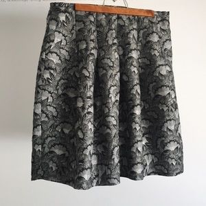 Apostrophe Grey A- Line Skirt